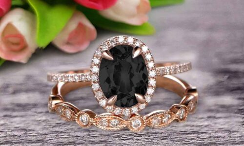 Black Diamong Engagment Ring